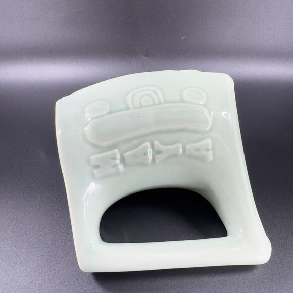 Padilla Pottery Mug Cup Light Green Rivera Mexico Large Heavy Pottery Mug Cup - Picture 5 of 13